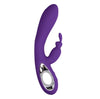 Vibrator Rabbit BELLA cu 36 moduri de vibratii si incarcare USB, flexibil, silentios, silicon premium, mov