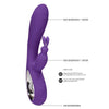 Vibrator Rabbit BELLA cu 36 moduri de vibratii si incarcare USB, flexibil, silentios, silicon premium, mov