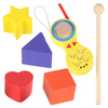 Centru de Activități educative Montessori cu Jocuri Senzoriale – Premergător Multifuncțional 6 în 1 din Lemn pentru Bebelusi