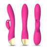 Vibrator Rabbit BONNIE cu 9 moduri de vibratii si incarcare USB, flexibil, silentios, silicon premium, roz