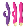 Vibrator Rabbit BONNIE cu 9 moduri de vibratii si incarcare USB, flexibil, silentios, silicon premium, roz