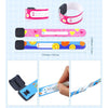 Bratara de identificare copii, anti - pierdere, nume, numar telefon, SOS, informatii medicale, Smile ID Wristband, reutilizabila - 800930