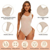 Body modelator cu compresie abdomen si efect de lifting la bust, lenjerie modelatoare fara cusaturi, din material respirabil, usor de imbracat - bej