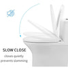 Capac WC cu reductie, sistem 2in1 pentru copii si adulti, inchidere lenta , reductor cu prindere magnetica, silentios si universal compatibil forma V, SOLLUXE® - 9003