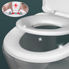 Capac WC cu reductie, sistem 2in1 pentru copii si adulti, inchidere lenta , reductor cu prindere magnetica, silentios si universal compatibil forma V, SOLLUXE® - 9003