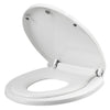 Capac WC cu reductie, sistem 2in1 pentru copii si adulti, inchidere lenta , reductor cu prindere magnetica, silentios si universal compatibil forma V, SOLLUXE® - 9003