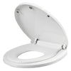 Capac WC cu reductie, sistem 2in1 pentru copii si adulti, inchidere lenta , reductor cu prindere magnetica, silentios si universal compatibil forma V, SOLLUXE® - 9003