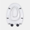 Capac WC cu reductie, sistem 2in1 pentru copii si adulti, inchidere lenta , reductor cu prindere magnetica, silentios si universal compatibil forma V, SOLLUXE® - 9003