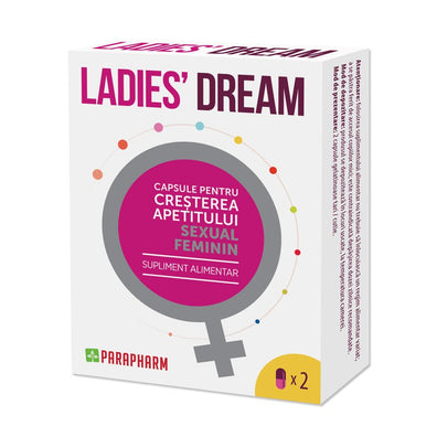 Capsule LADIES DREAM, cresterea apetitului sexual si libidoului feminin, 2 capsule - 12353
