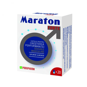 Capsule MARATON FORTE, susținerea performanței, bărbați, 20 capsule