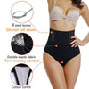 Chilot modelator cu talie inalta pentru compresie abdomen, lenjerie modelatoare fara cusaturi din material respirabil - negru