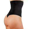 Chilot modelator cu talie inalta pentru compresie abdomen, lenjerie modelatoare fara cusaturi din material respirabil - negru