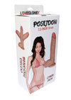 Dildo realistic POSEJDON LOVECLONEX 19 cm, flexibil