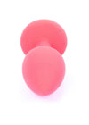 Dop anal Blue Diamond Jewellery Butt Plug Small 7 cm, silicon rosu - 64 - 00080