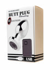 Dop anal cu 10 moduri de vibratii, telecomanda wireless si incarcare USB, silentios, 8.4 cm, argintiu metalic - 22 - 00053