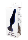 Dop anal din silicon premium Butt Plug Large 12.5 cm, negru - 64 - 00094
