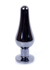 Dop anal Jewellery Dark Silver Butt Plug 9.5 cm, albastru - 64 - 00059