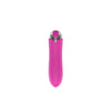 Mini Vibrator Exclusive Bullet cu 10 moduri de vibratii si incarcare USB, 9 cm, roz