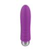 Vibrator clitoris Exclusive Bullet cu 10 moduri de vibratii si incarcare USB, 9 cm, mov