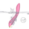 Vibrator punctul G FLAMINGO cu 9 moduri de vibratii si incarcare USB, flexibil, silentios, silicon premium, roz