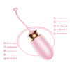 Ou vibrator Jaiko Love Egg cu 10 moduri de vibratii, functie de incalzire, control vocal, telecomanda wireless si incarcare USB, silicon medicinal, roz