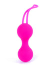Set 3 bile vaginale KULKI pentru exercitii Kegel, silicon premium, roz