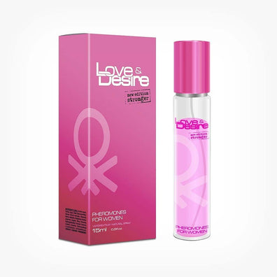 Parfum natural cu feromoni Love & Desire, pentru femei, 15 ml