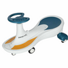 Mașinuță Gravitațională Swing Car LED cu Roți Luminoase, Muzică și Volan 360°, Fără Pedale, Verde Turcoaz, Max. 100 kg