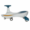 Mașinuță Gravitațională Swing Car LED cu Roți Luminoase, Muzică și Volan 360°, Fără Pedale, Verde Turcoaz, Max. 100 kg