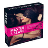 Set Master & Slave Bondage Game – Kit 10 accesorii BDSM pentru jocuri erotice, Animal Print Magenta