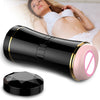 Masturbator FOX ultrarealist, cu capat dublu si material CyberSkin, negru