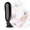 Masturbator FOXSHOW cu 7 moduri de vibratii, incarcare USB si functii interactive, casti incluse