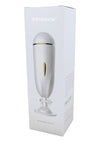 Masturbator FOXSHOW cu 7 moduri de vibratii, incarcare USB si functii interactive, casti incluse