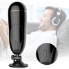 Masturbator FOXSHOW cu 7 moduri de vibratii, incarcare USB si functii interactive, casti incluse