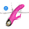 Vibrator Rabbit G-spot Meteor cu 9 moduri de vibratii si incarcare magnetica, flexibil, silentios, silicon premium, roz