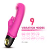 Vibrator Rabbit G-spot Meteor cu 9 moduri de vibratii si incarcare magnetica, flexibil, silentios, silicon premium, roz