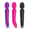 Vibrator Wand Mission cu 9 moduri de vibratii, functie de incalzire si incarcare USB, silentios, negru