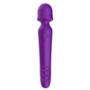 Vibrator Wand Mission cu 9 moduri de vibratii, functie de incalzire si incarcare USB, silentios, mov