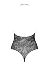 Body Obsessive B119 - lenjerie erotică din dantelă transparentă S-L (one size), negru
