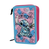 Penar Echipat Stitch Disney, cu 42 Piese și 3 Compartimente, multicolor