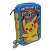 Penar Echipat, Model Pokemon, cu 43 Piese și 3 Compartimente, Multicolor