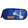 Penar Neechipat Model Sonic, Albastru, cu 2 Compartimente, 22 × 9 × 9 cm