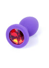 Dop anal Red Diamond Jewellery Butt Plug Small 7 cm, silicon mov