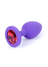 Dop anal Red Diamond Jewellery Butt Plug Small 7 cm, silicon mov