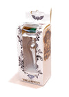 Dop anal Jewellery Silver Butt Plug 9.5 cm, verde