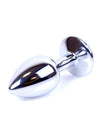 Dop anal Jewellery Silver Butt Plug 7 cm, albastru