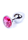 Dop anal Jewellery Silver Butt Plug 7 cm, roz