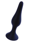 Dop anal din silicon premium Butt Plug Extra Large 15.5 cm, negru