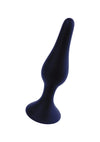 Dop anal din silicon premium Butt Plug Medium 11 cm, negru