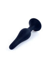 Dop anal din silicon premium Butt Plug Small 10 cm, negru